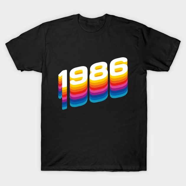 1986 T-Shirt by Jennifer